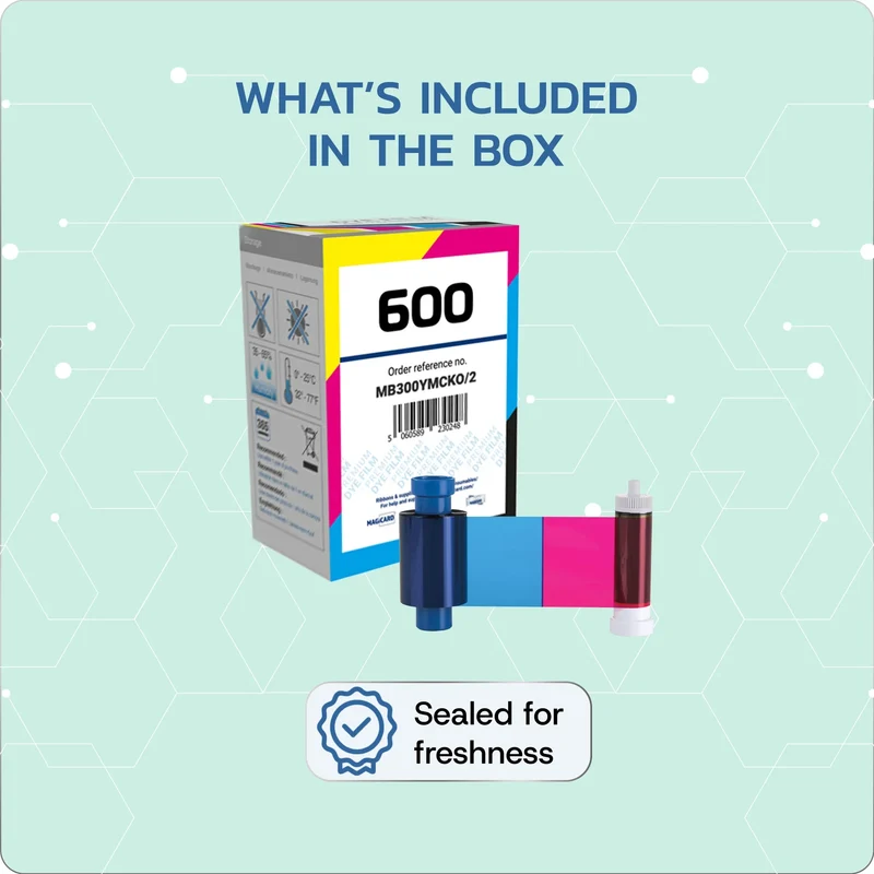 Magicard MB300YMCKO Color Ribbon