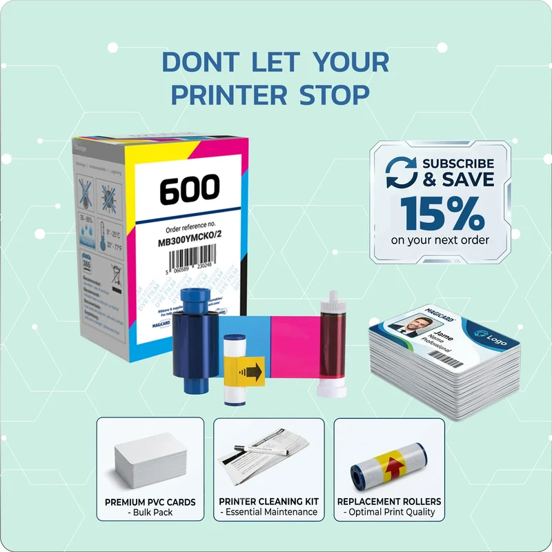 Magicard MB300YMCKO Color Ribbon