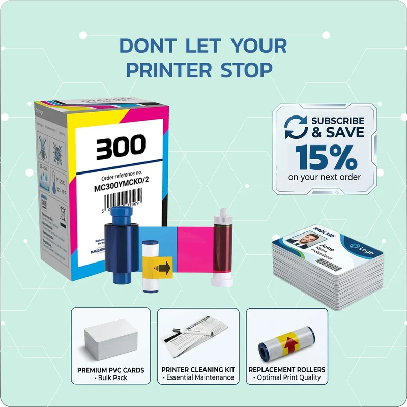 Magicard MC300YMCKO Color Ribbon MC300YMCKO/2