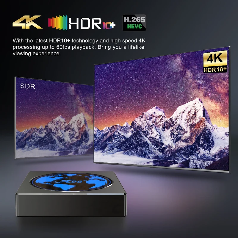 X98 Mini Amlogic S905W2 Android-TV-Box Quad-Core-Android Digital Signage Player