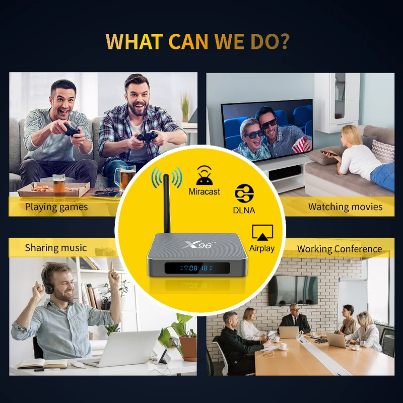 X96 X9 Amlogic S922X Hexa Core 4K TV Box S922X Android Digital Signage Player