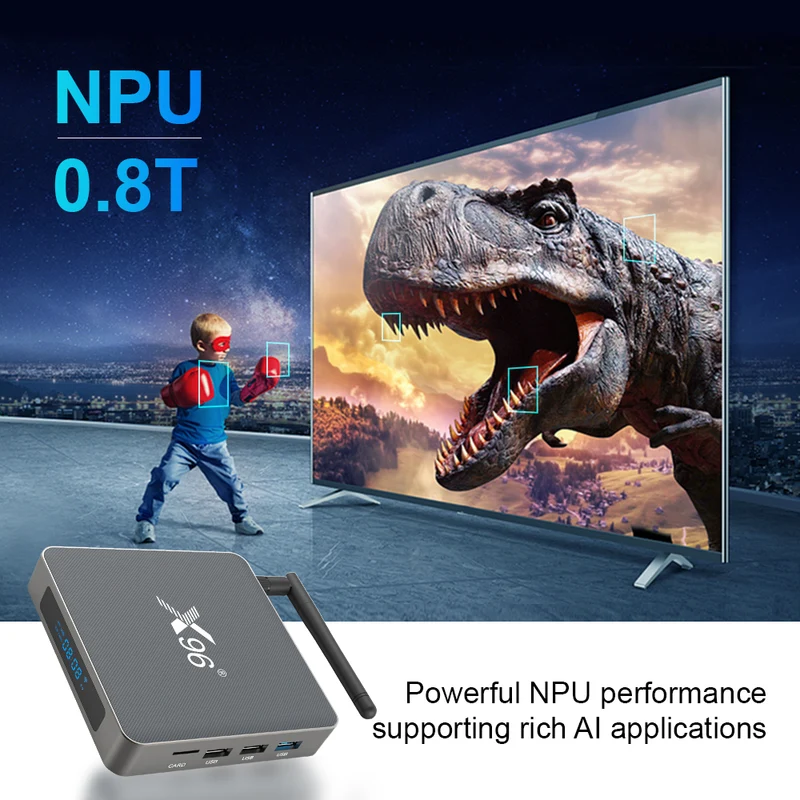 X96 X6 Quad Core Rockchip RK3566 Android TV Box