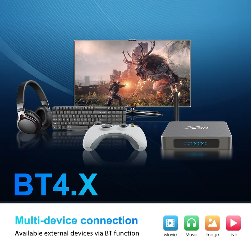 X96 X6 Quad Core Rockchip RK3566 Android TV Box