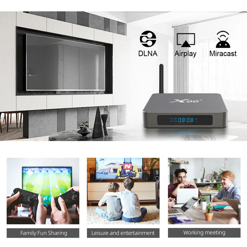 X96 X6 Quad Core Rockchip RK3566 Android TV Box
