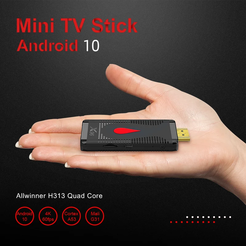 X96 S400 TV Stick Android 10 TV-Dongle