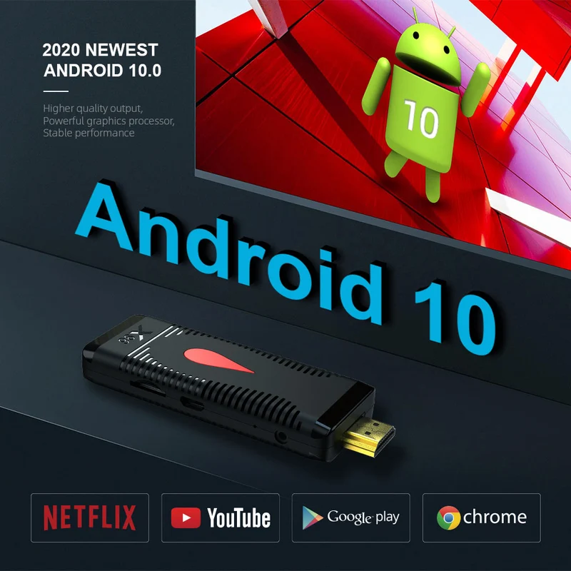 X96 S400 TV Stick Android 10 TV-Dongle