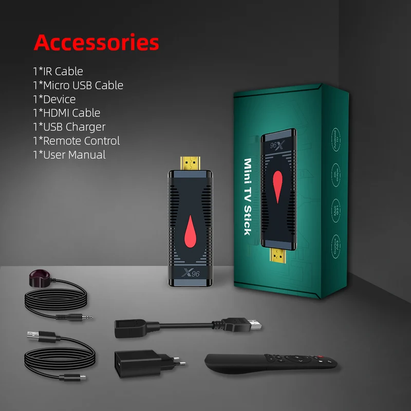 X96 S400 TV Stick Android 10 TV-Dongle