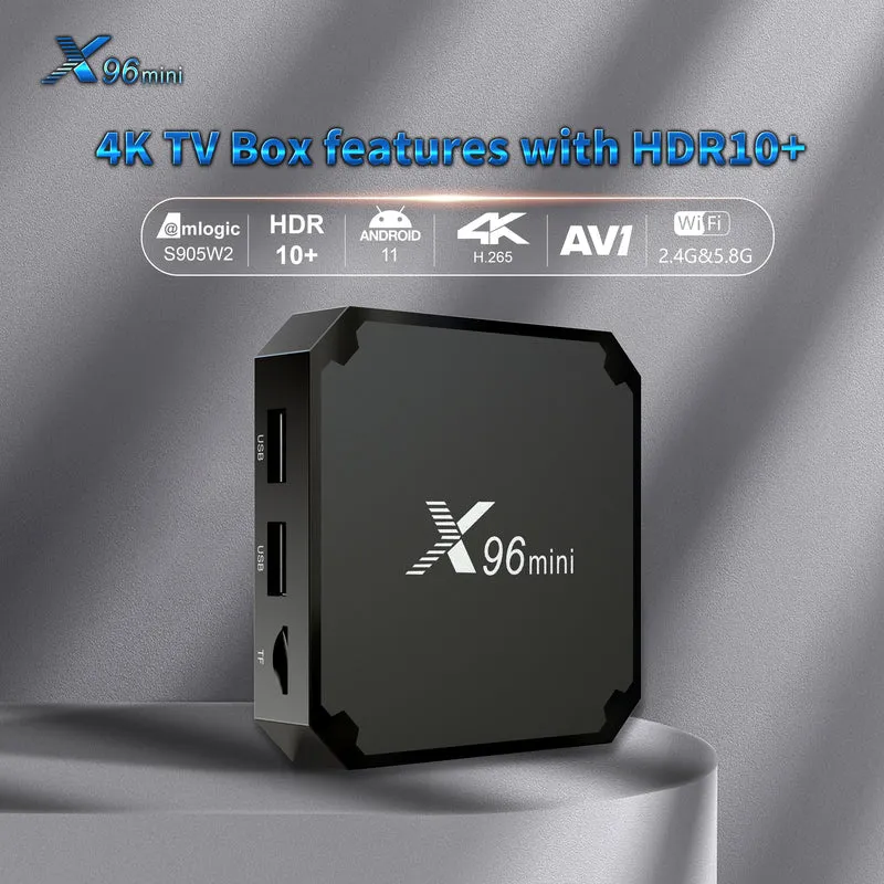 X96mini TV-Box Quad Core Amlogic S905W2 Set-Top-Box