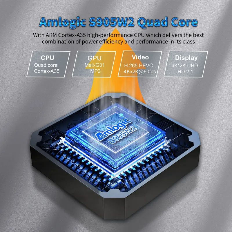 X96mini TV-Box Quad Core Amlogic S905W2 Set-Top-Box