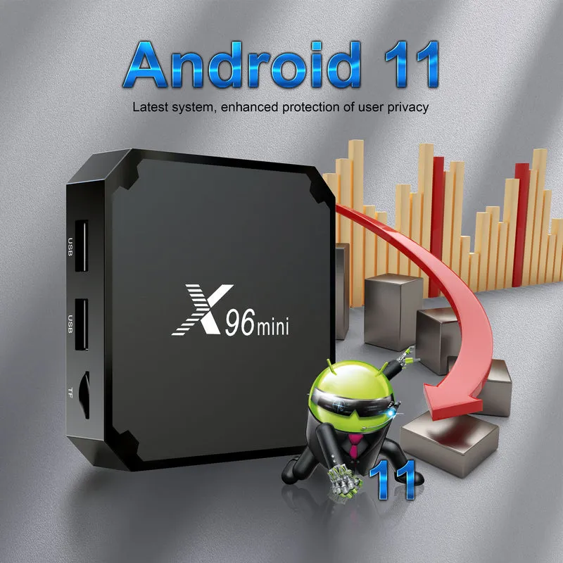 X96mini TV-Box Quad Core Amlogic S905W2 Set-Top-Box
