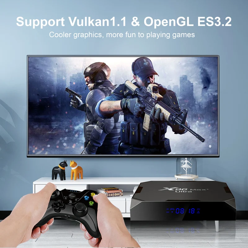 X96 Max+ Ultra Quad Core Amlogic S905X4 TV-Box