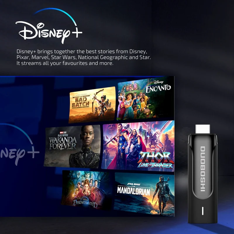 4K Google TV Stick Netflix & Google-zertifizierter TV-Dongle Amlogic S905Y4 TV-Stick