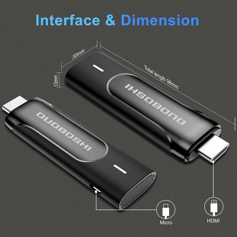4K Google TV Stick Netflix & Google-zertifizierter TV-Dongle Amlogic S905Y4 TV-Stick