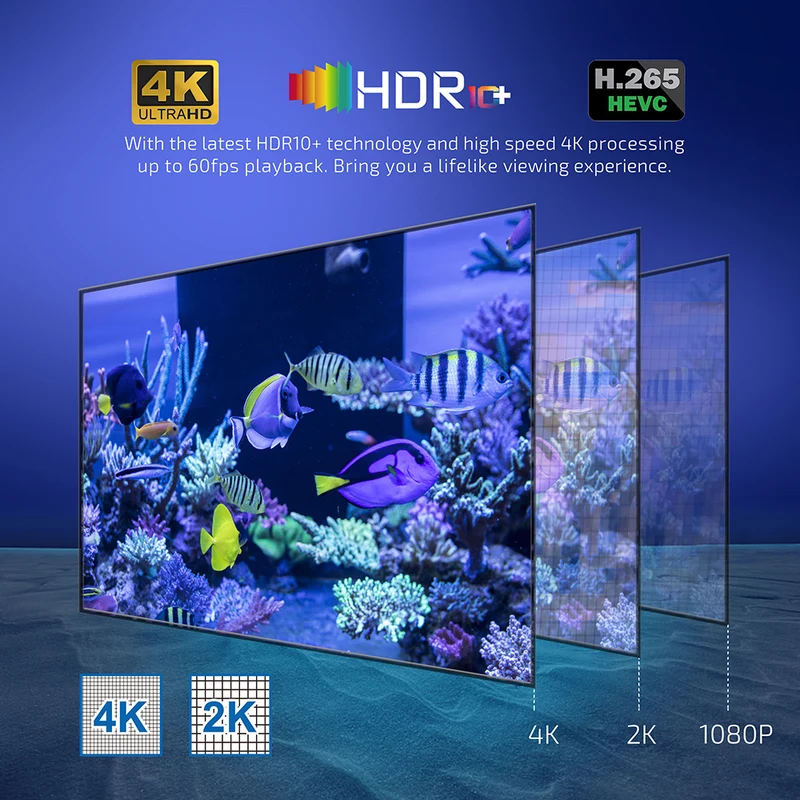 X98Q Amlogic S905W2 Quad Core 4K Doppel-WiFi-Android-TV-Box-Digital Signage-Player