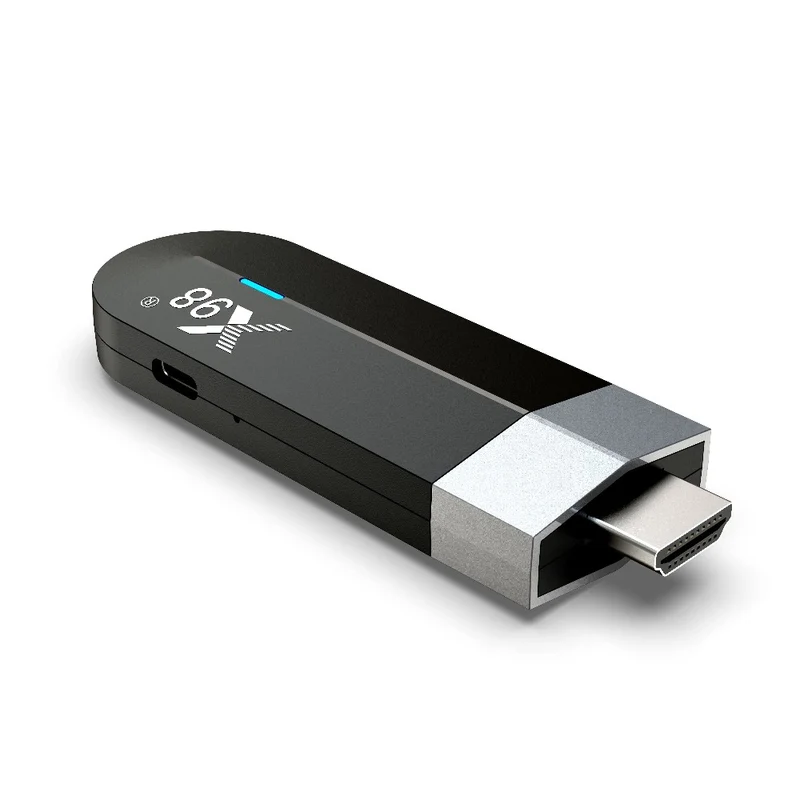 X98 S500 4K Android 11 TV-Stick Amlogic S905Y4 Quad-Core-TV-Dongle