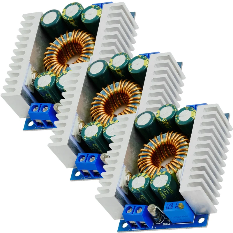 XL4016E1 DC-DC Step Down Converter, Einstellbar 5-40V auf 1,2-36V 12A kompatibel mit Arduino