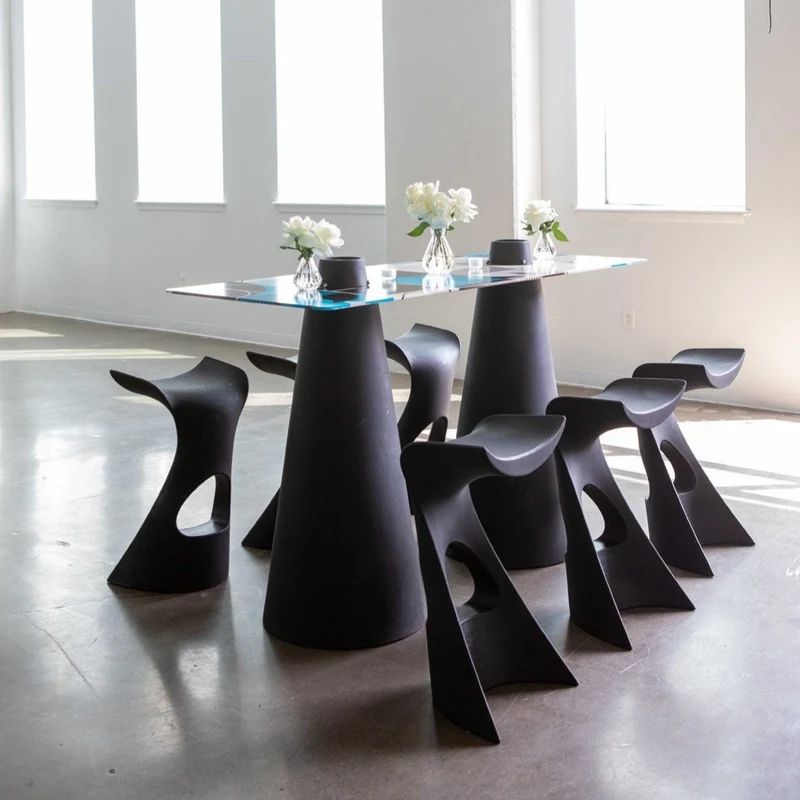 Slide Design Peak Lighted High Table