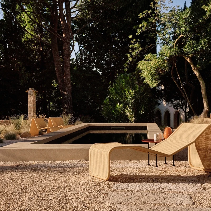 Gubi P3S Outdoor Chaise Longue