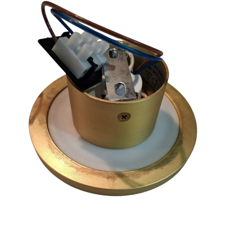 Eno Studio Zenith Wall Lamp (Ø : 12 cm x p : 5.2 cm, Gold) - Second Chance