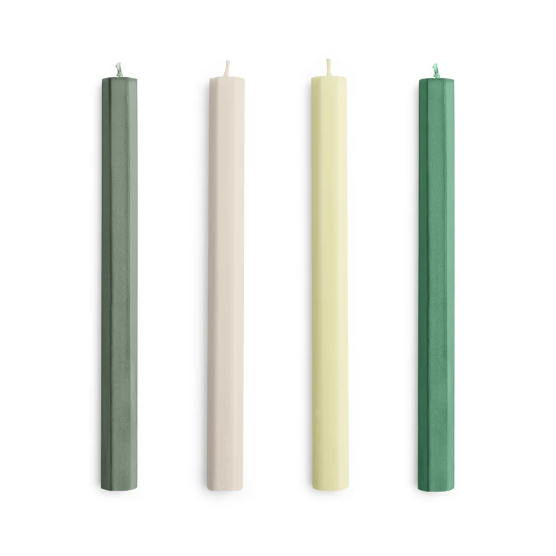 Hay Hexagon Candle - Set of 4
