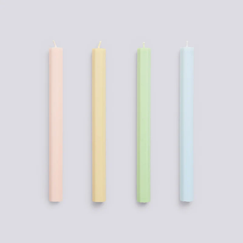 Hay Hexagon Candle - Set of 4