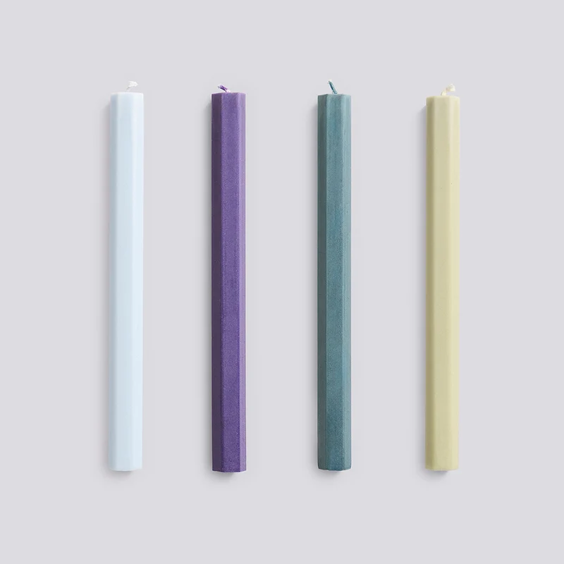 Hay Hexagon Candle - Set of 4