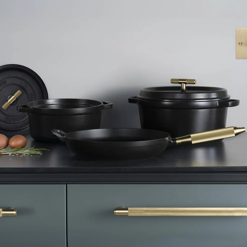 Buster + Punch Staub Frying Pan Cross 28 cm