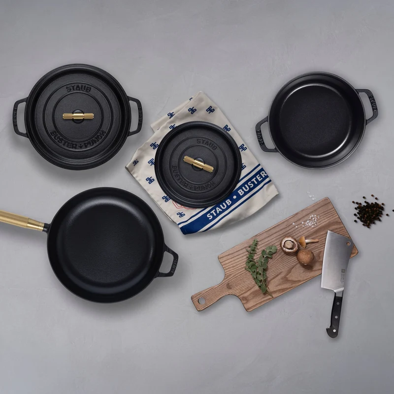 Buster + Punch Staub Frying Pan Cross 28 cm