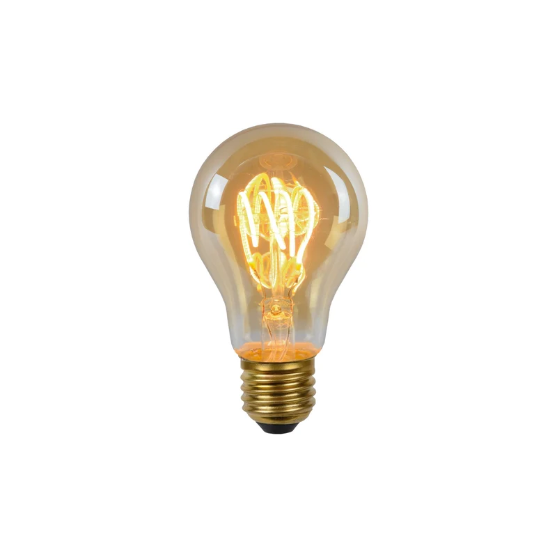 Lucide LED Filament Bulb E27 A60 Amber - 380lm 2200K - Dimmable