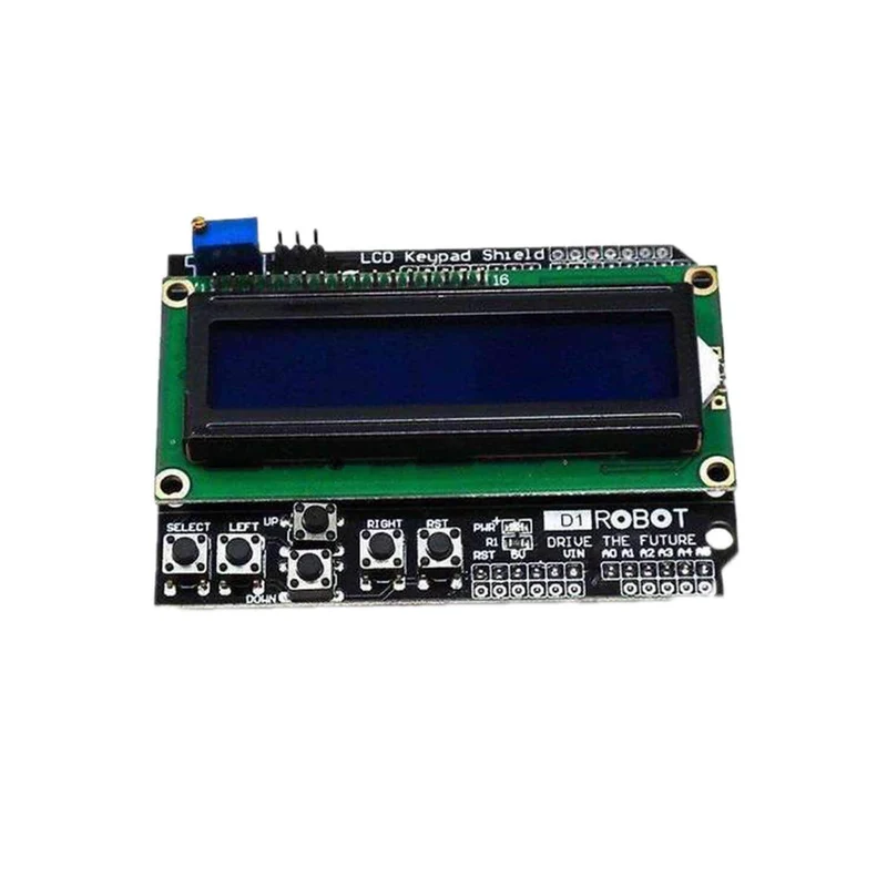 LCD1602 Display Keypad Shield HD44780 1602 Modul mit 2x16 Zeichen