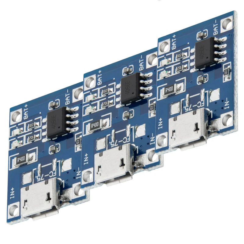 TP4056 Micro USB 5V 1A Laderegler Lithium Li - Ion Batterie Charger Modul