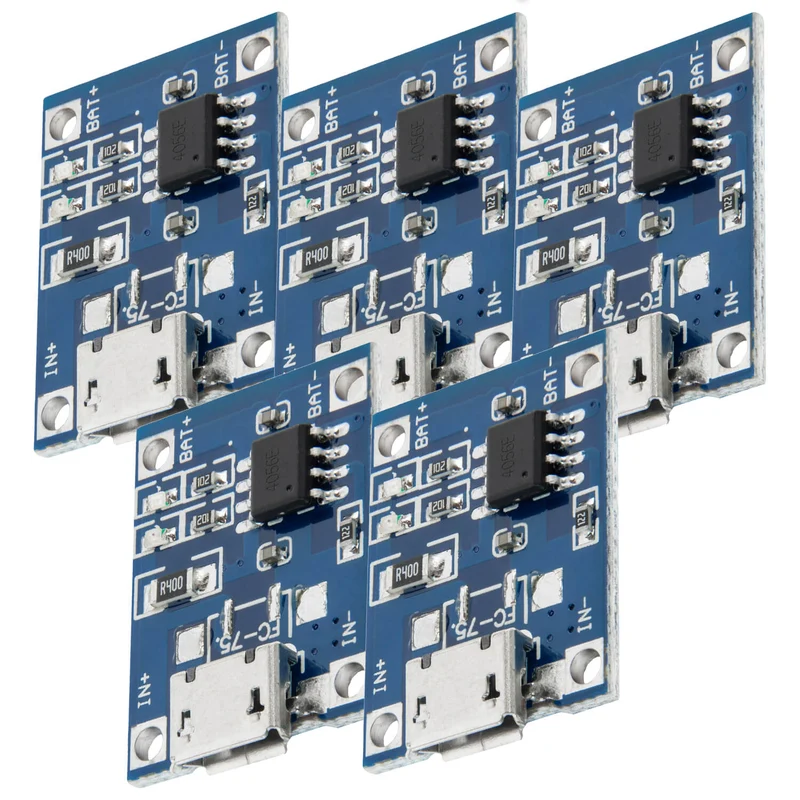 TP4056 Micro USB 5V 1A Laderegler Lithium Li - Ion Batterie Charger Modul