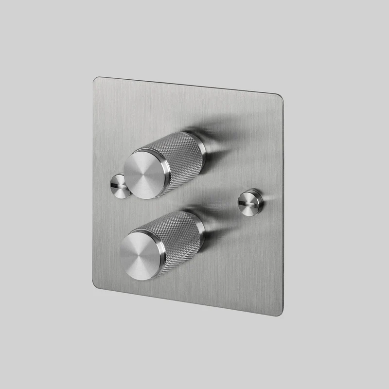 Buster + Punch Dimmer Switch Cross 1G-4G 120W