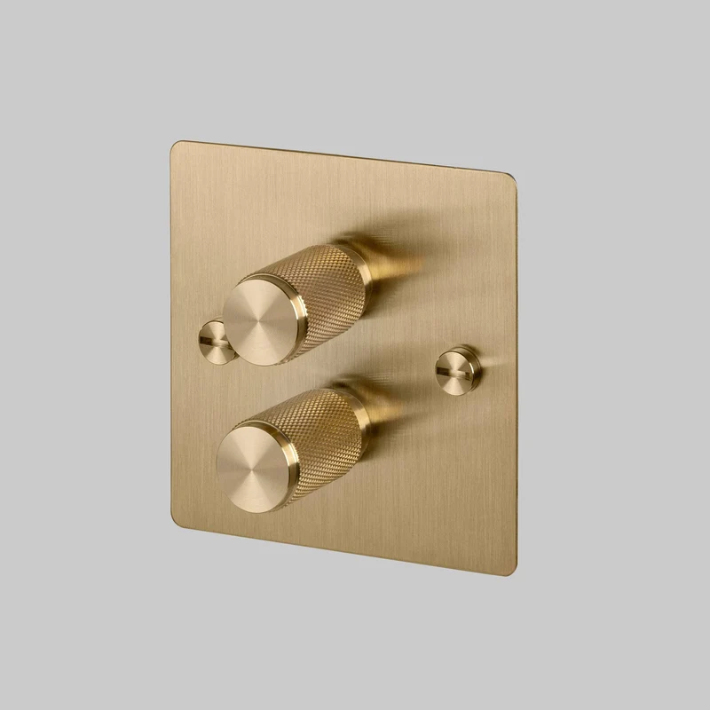 Buster + Punch Dimmer Switch Cross 1G-4G 120W