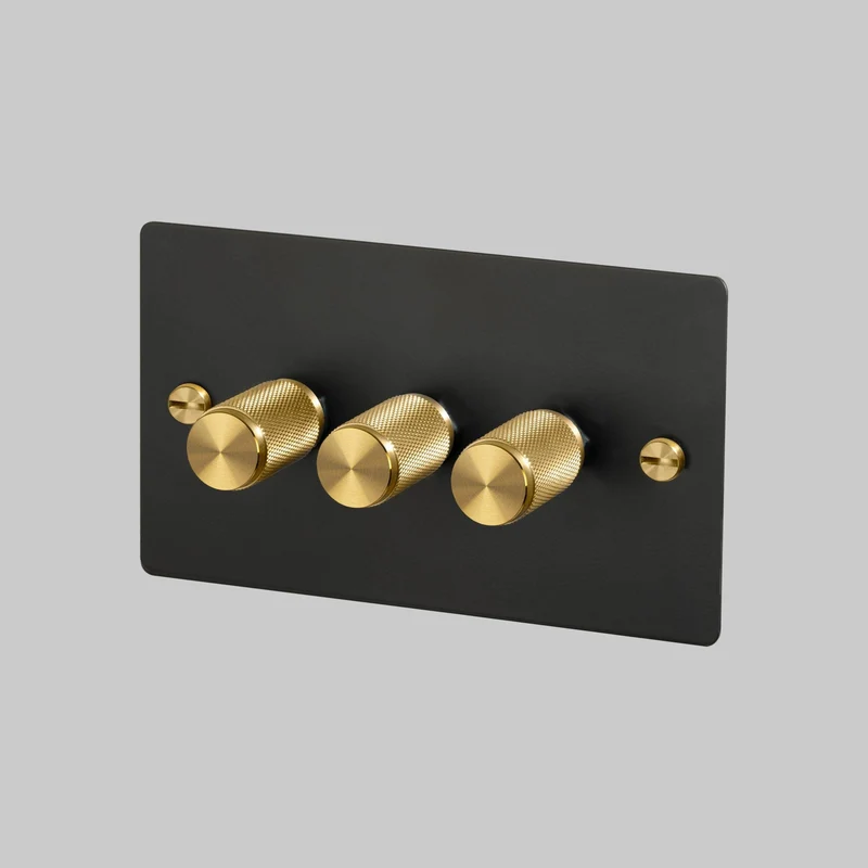 Buster + Punch Dimmer Switch Cross 1G-4G 120W