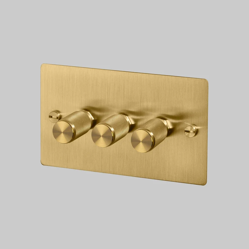 Buster + Punch Dimmer Switch Cross 1G-4G 120W