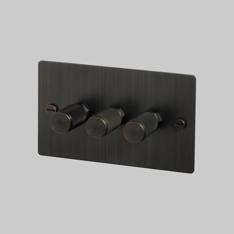 Buster + Punch Dimmer Switch Cross 1G-4G 120W