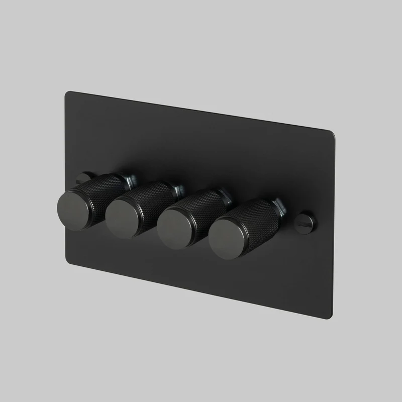 Buster + Punch Dimmer Switch Cross 1G-4G 120W