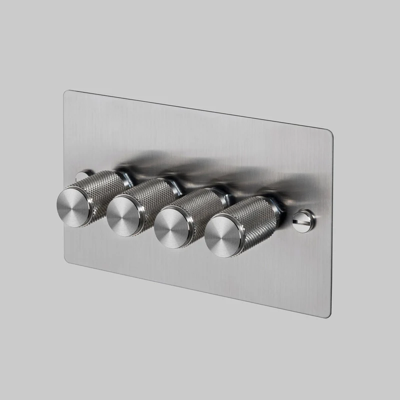 Buster + Punch Dimmer Switch Cross 1G-4G 120W