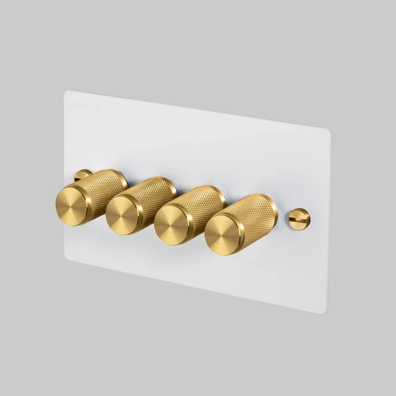 Buster + Punch Dimmer Switch Cross 1G-4G 120W