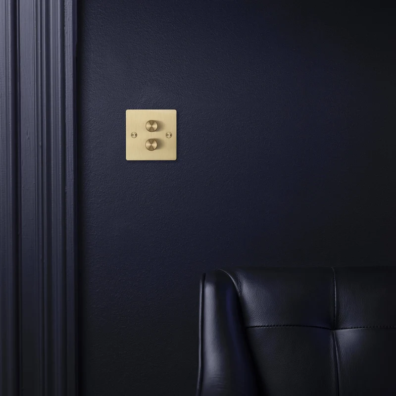 Buster + Punch Dimmer Switch Cross 1G-4G 120W
