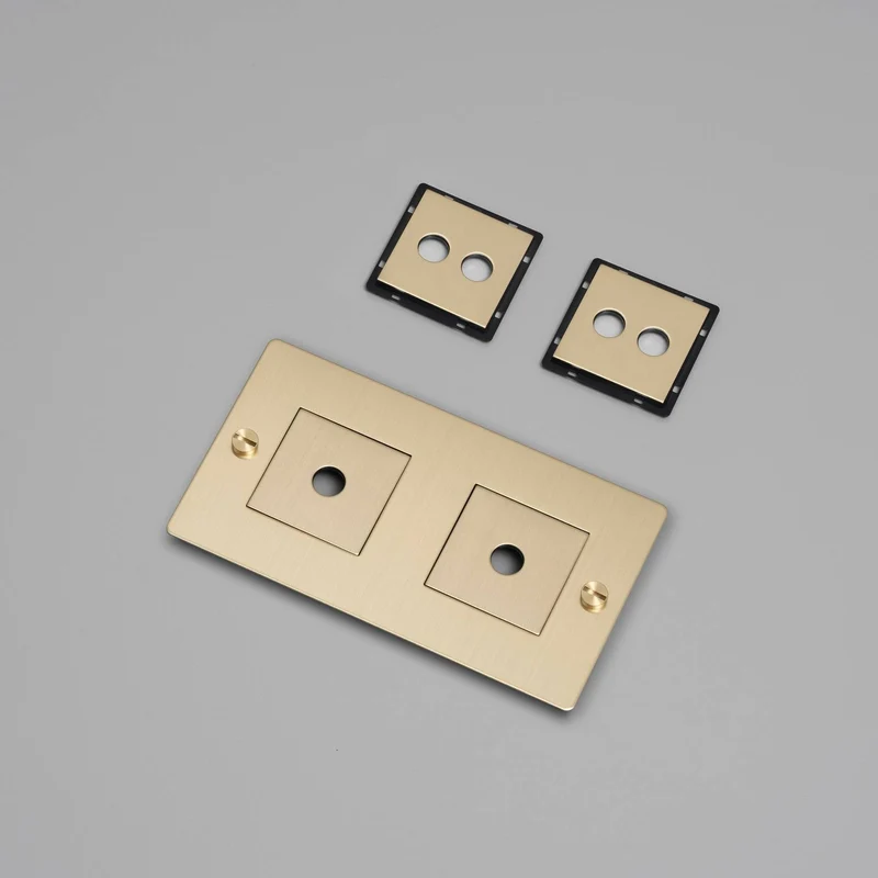 Buster + Punch Wall Plate Horizontal with Infills