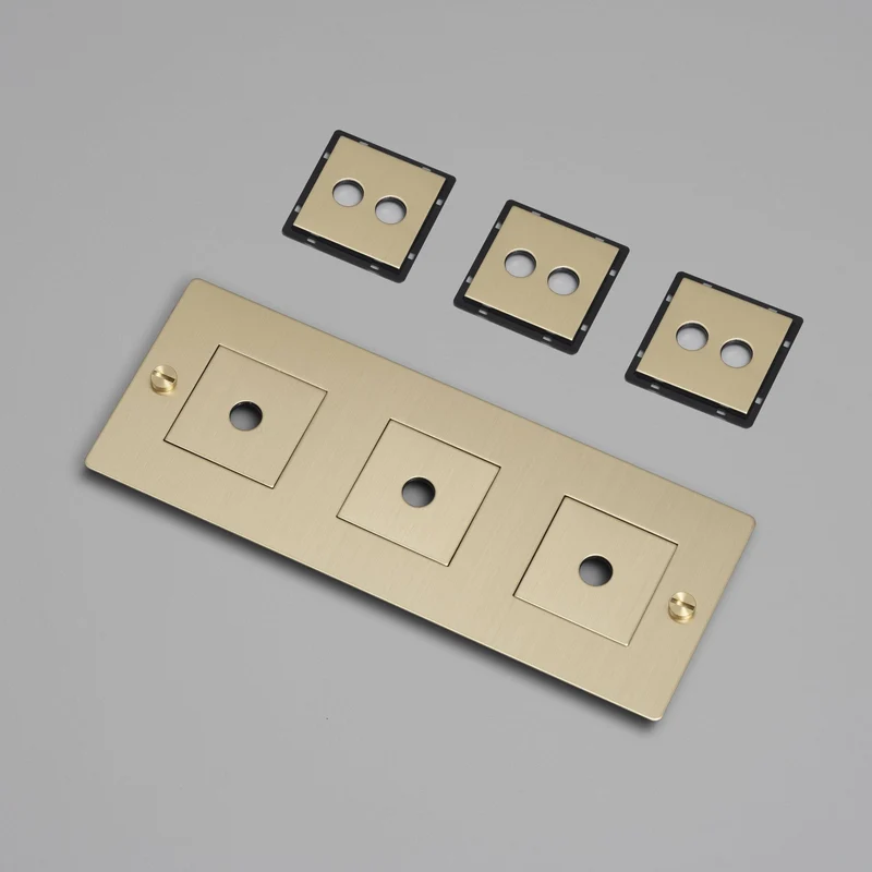 Buster + Punch Wall Plate Horizontal with Infills