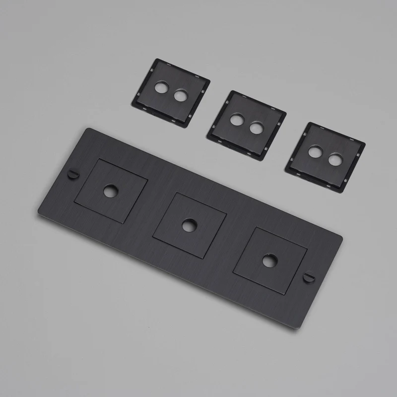 Buster + Punch Wall Plate Horizontal with Infills