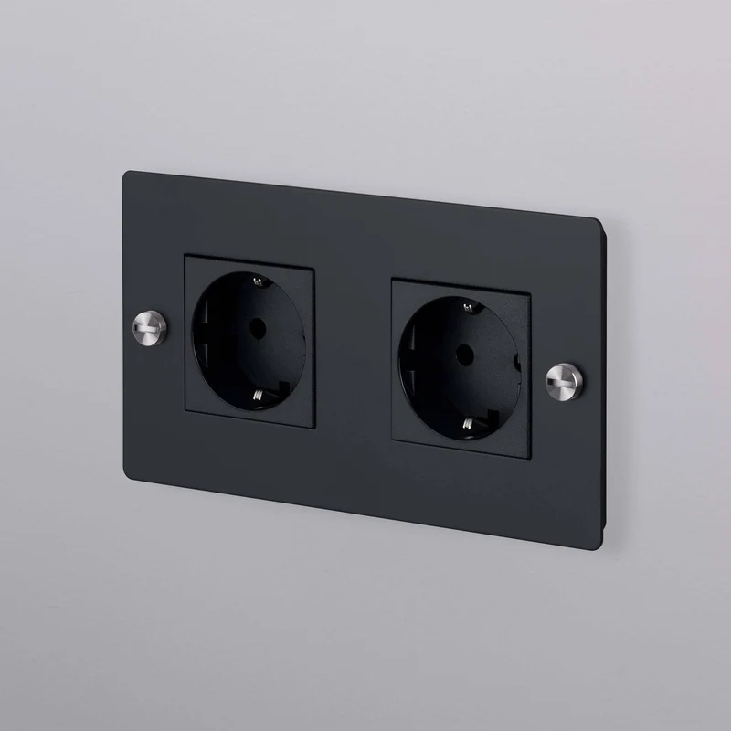 Buster + Punch Wall Plate Horizontal without Infills