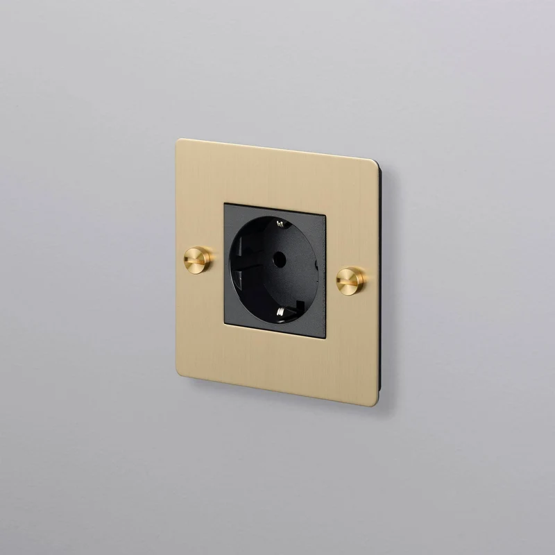 Buster + Punch Schuko Socket Cross