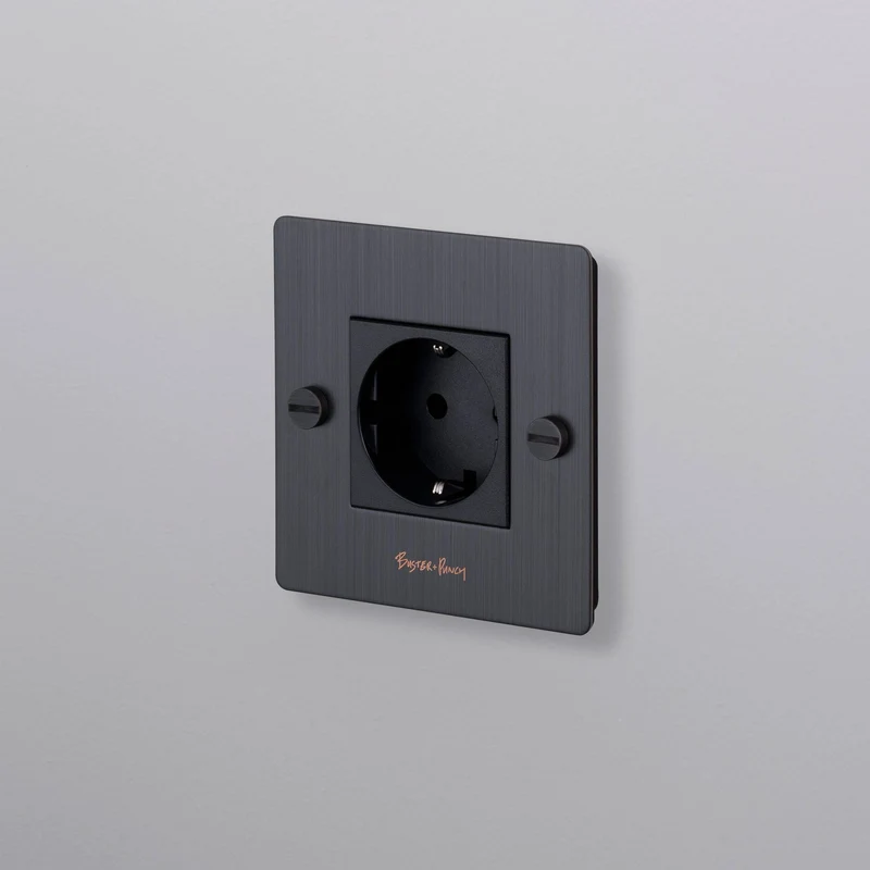 Buster + Punch Schuko Socket Cross