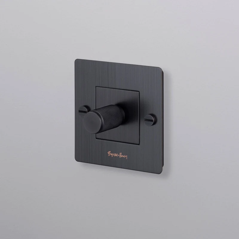 Buster + Punch Dimmer Switch 1G 250W Multipoint LED Cross