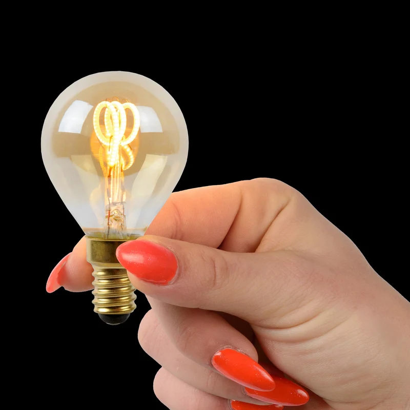 Lucide LED Filament Bulb E14 P45 Clear - 400lm 2700K - Dimmable