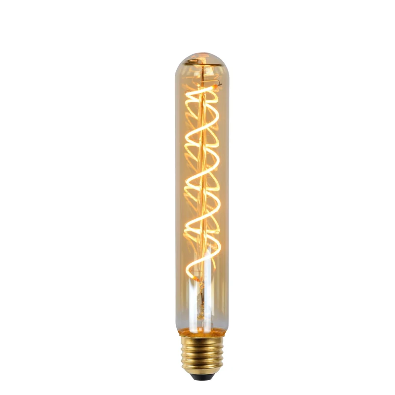 Lucide LED Filament Bulb E27 T32 Amber 20 cm - 380lm 2200K - Dimmable